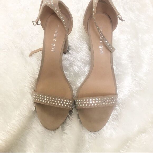 Madden Girl Beella 2 Piece Sparkling Block sandal - Picture 1 of 4